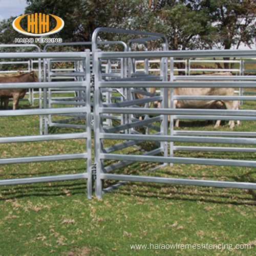 Galvanized and powder coated steel livestock cattle panels